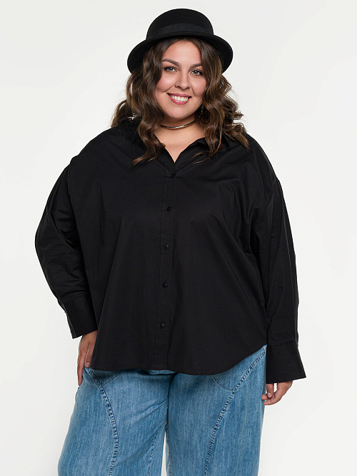 Рубашка классическая черная RuSkin  